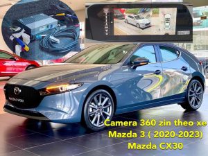 CAMERA 360 VERSION 2025 DÀNH RIÊNG CHO MAZDA CX30 - MAZDA 3 ALL NEW 2020-2025