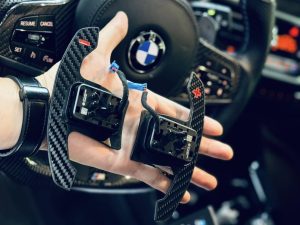 Alternative view of Lẫy Số Carbon Fiber Chính Hãng BMW G-Series