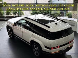 HYUNDAI SANTAFE ALL NEW 2024-2025 TỔNG HỢP PHỤ KIỆN OPTION NÂNG CẤP CHÍNH HÃNG MOBIS
