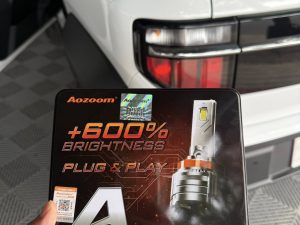 ĐỘ ĐÈN, THAY BÓNG LED TĂNG SÁNG VINFAST VF3 AOOZOM A45 – NÂNG CẤP ÁNH SÁNG AN TOÀN