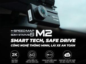 CAMERA HÀNH TRÌNH VIETMAP SPEEDMAP M2 | CẢNH BÁO GIAO THÔNG TOÀN DIỆN, TÍCH HỢP MODULE 4G GIÁM SÁT TỪ XA