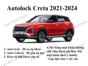 AUTOLOCK HYUNDAI CRETA (2021 – 2024) Đi ra xa tự Lock - Lại gần tự mở