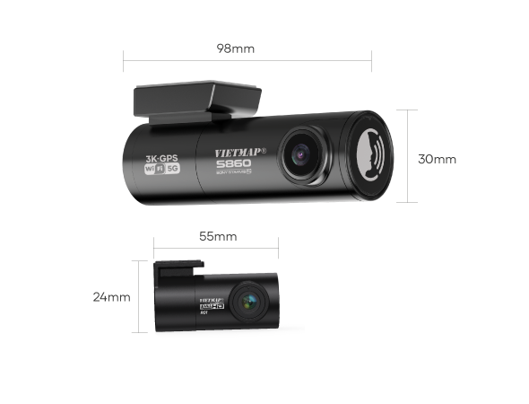 CAMERA HÀNH TRÌNH VIETMAP S860 | CẢNH BÁO GIAO THÔNG - TẶNG VIETMAP LIVE PRO BẢN QUYỀN - Image 7