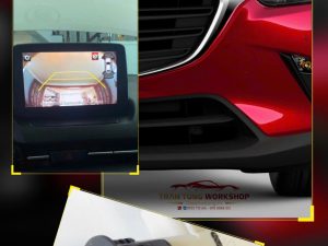 PARKING SENSOR - 4 CẢM BIẾN VA CHẠM PHÍA TRƯỚC TÍCH HỢP MÀN ZIN MAZDA CX3