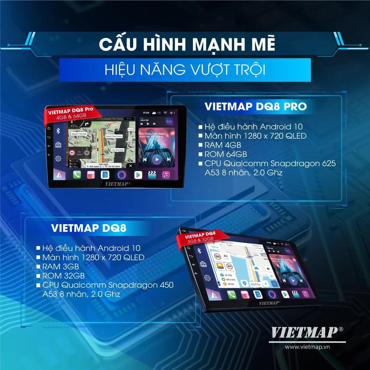 Đại Lý Chính Hãng VietMap Tại Vũng Tàu - Workshop Độ Xe Trần Tùng