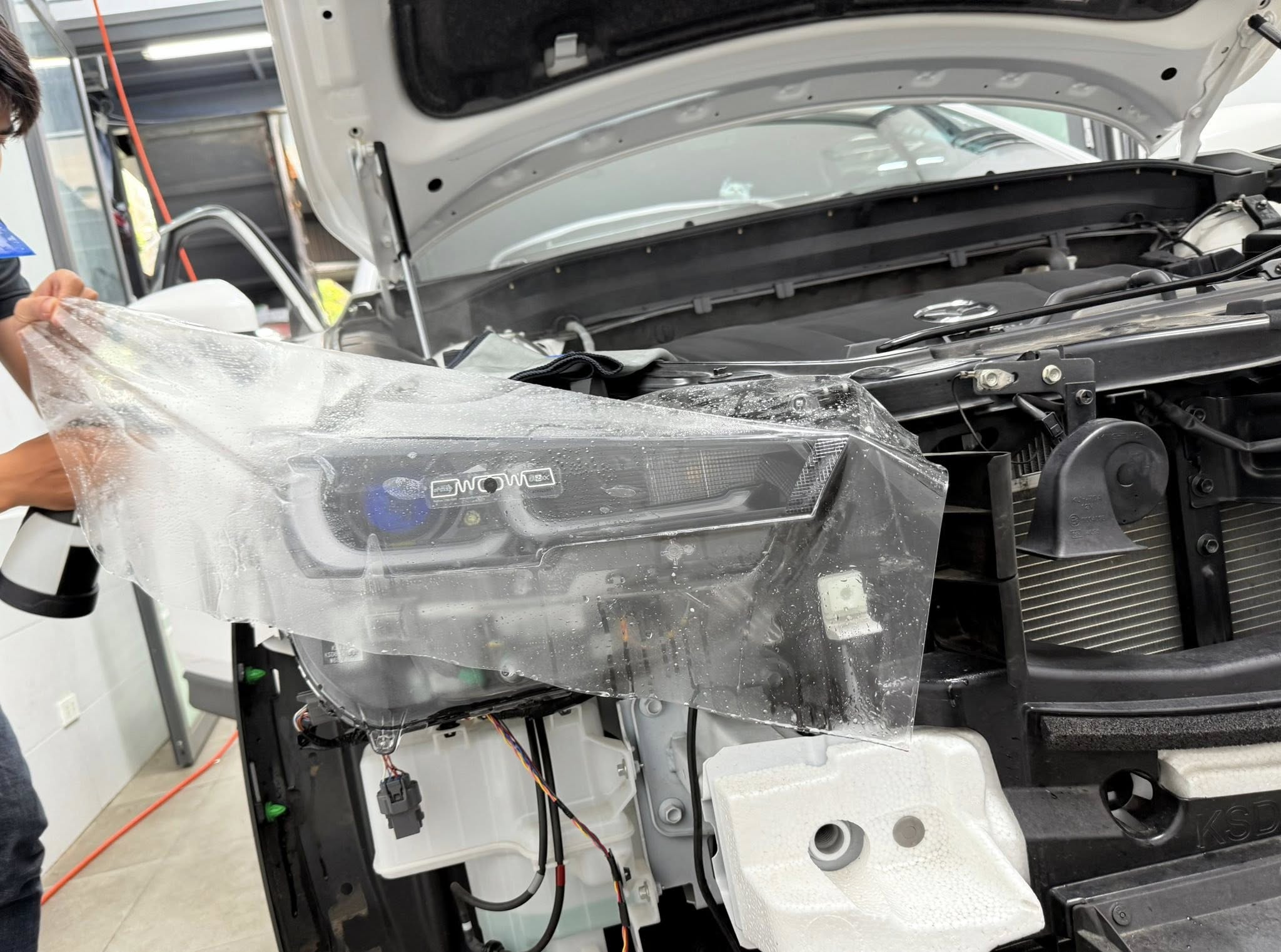 Mazda CX-5 IPM 2024 (Form Đèn 2023-2025) Nâng Cấp Bi Laser Aozoom Jaguar An Toàn Đi Đêm & PPF Bảo Vệ Đèn - Image 8